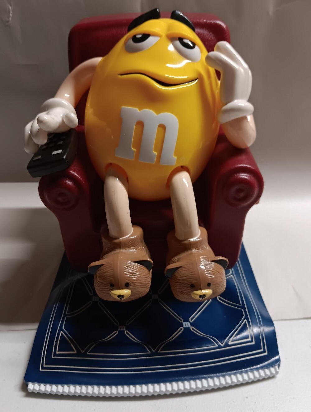M&M'S Candy Dispenser Yellow M&M New In Box. Vintage